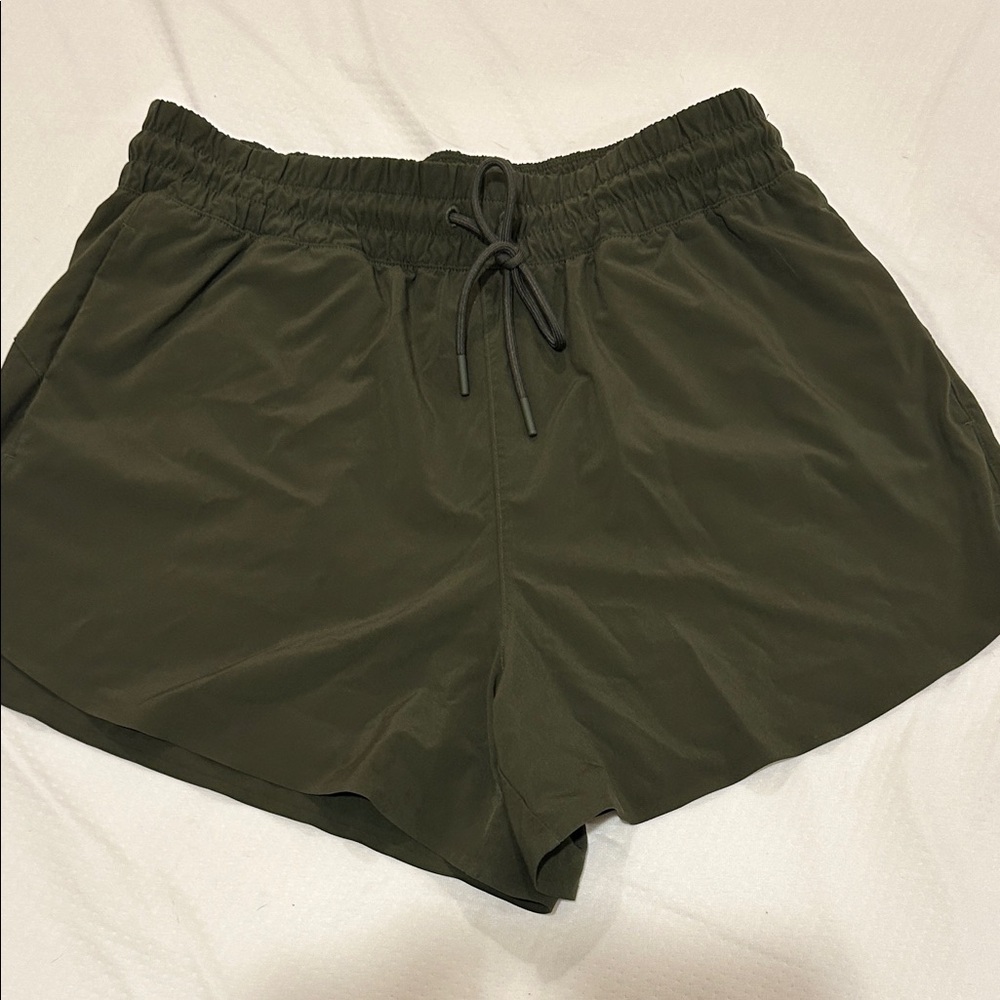 Athleta Olive Green Women's Athletic Shorts
